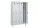 locker voor scheiding van kleding,HxBxD 1950x1200x500mm,4vak