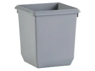 Papierbak Kunststof vierkant taps 36cm hoog Grijs 27 liter - 7