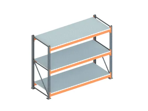 Breedvakstelling Basisveld 2200x2870x1100mm 3 Stalen Legborden 2400kg