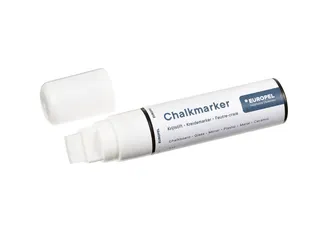 Krijtstift Europel 15mm wit blister 1 stuk - 4