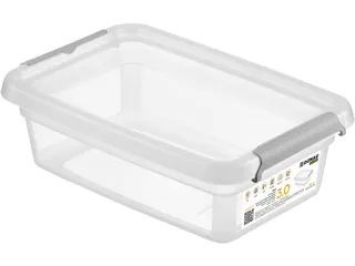 Donau Home Voedseldoos 3 Liter transparant kunststof - 2