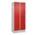 Z-garderobekast,HxBxD 1950x800x500mm,vak B 200/400mm,draaigrendel