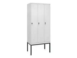locker,HxBxD 2120x900x500mm,3vak,vak B 300mm,draaigrendel