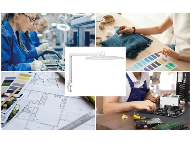 Werkpleklamp LED MAULexplore dimbaar Wit met tafelklem