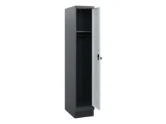 schoollocker,HxBxD 1630x300x500mm,1vak,vak B 300mm,draaigrendel,sokkel