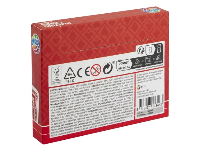 Speelkaarten Moxy set à 2 doosjes met 55 kaarten