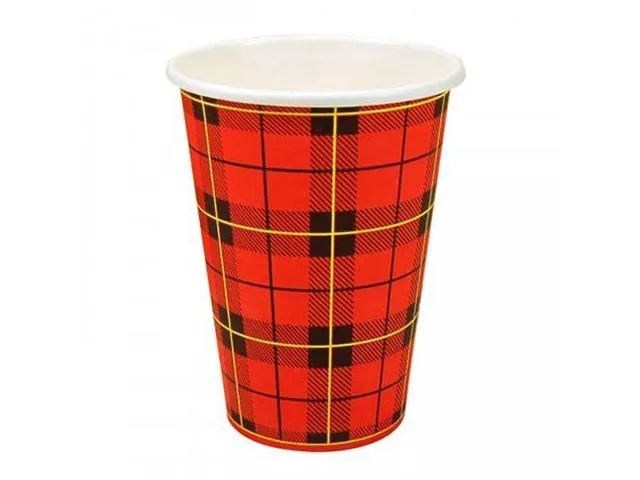 Scotty Drinkbeker Koffiebeker uit karton 180ml Rood 100 Stuks