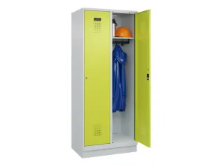 locker,HxBxD 1950x800x500mm,2vak,vak B 400mm,cil.-slot,sokkel - 1