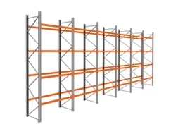 palletstelling,basis+5xaanbouw,HxBxD 4620x11650x1100mm,vakl. 3000kg