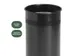Papierbak Zwart Metaal 21 Liter