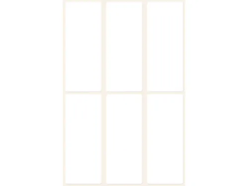 etiket Zweckform 77x31mm wit blister 28 vel a 8 etiketjes