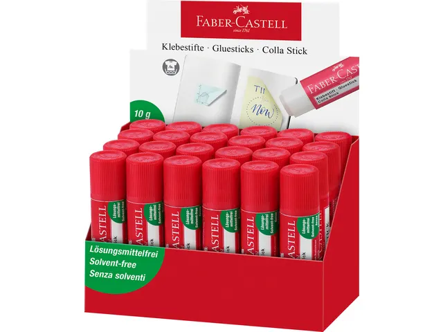 Lijmstift Faber-Castell 10 gram display a 24 stuks