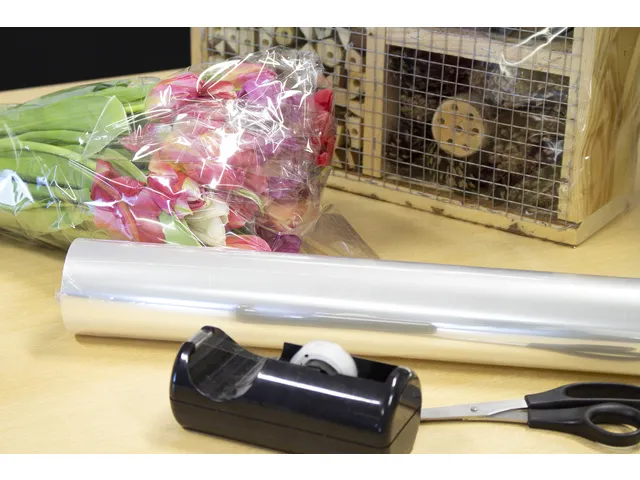 Transparante folie Kangaro op rol 50cm x 100 mtr 25 micron