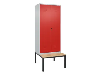 locker voor scheiding van kleding,HxBxD 2120x800x815mm,2vak - 1