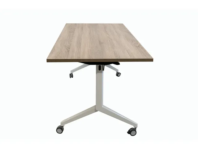 Table Pliante Schaffenburg 140x80cm Ombre bois 25mm Blanc