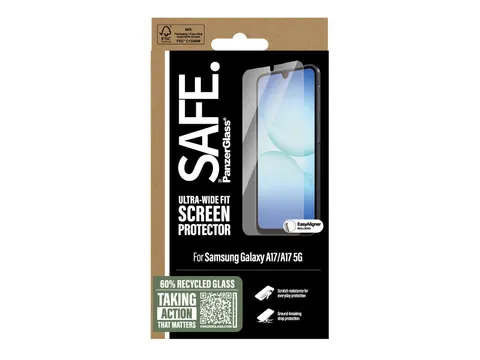 PanzerGlass SAFE. by Screen Protector Samsung Galaxy A17 | A17 5G |