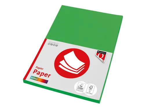 Kopieerpapier Quantore Colour A4 160 Gram Grasgroen 50vel