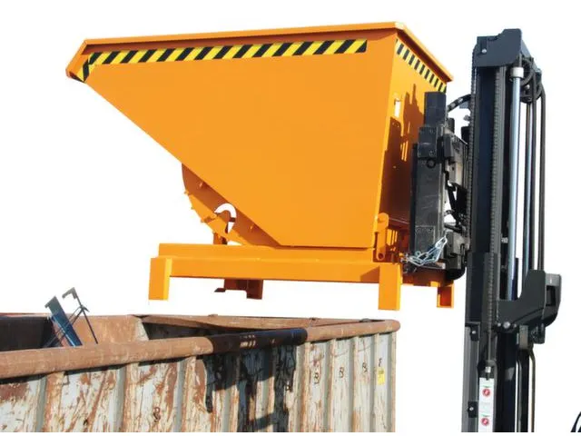 Zwaarlast-kiepbak,HxLxB 970x1260x1105mm,0,6m³,draagverm. 4000kg