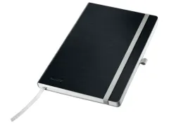 Notitieboek Leitz Style A5 lijn 160pag zwart