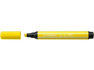 Viltstift STABILO Pen 68/24 Max citroengeel - 4