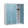 schoollocker,HxBxD 1530x1200x500mm,3vak,vak B 400mm,draaigrendel