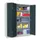 Ruime Vouwdeurkast 1950x1500x500mm 4legborden Ral7035 Front Ral7016