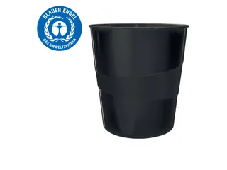 Papierbak Leitz Recycle range 15 liter zwart - 3