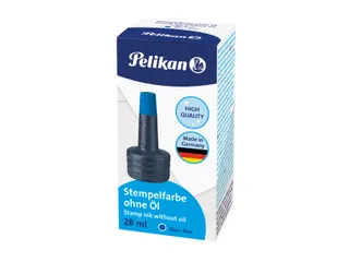 Stempelinkt Pelikan flacon 28ml blauw - 1