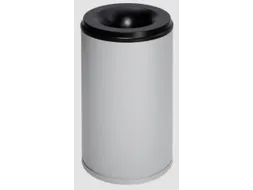 prullenmand zelfblussend 110 liter HxØ 750x465mm kop zwart zilver