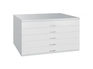 Tekeningenkast Hxbxd 760x1350x960mm 5 Laden Din A0 Ral7035 - 2