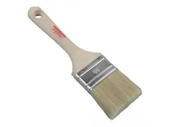 Invetkwast Dik 6cm mix varkenshaar – synthetisch haar Houten Steel