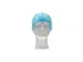 Haarnet CMT clip non-woven M 50cm PP blauw 100 stuks