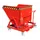 Kiepbak Staalplaat 1170x1200x1245mm Inh. 0.55m³ 1000kg Rood