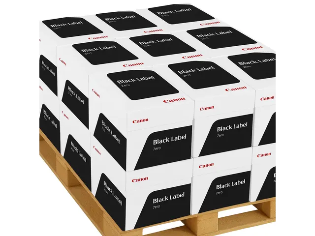 Kopieerpapier A4 80 Gram Black Label Zero Fsc Halve Pallet