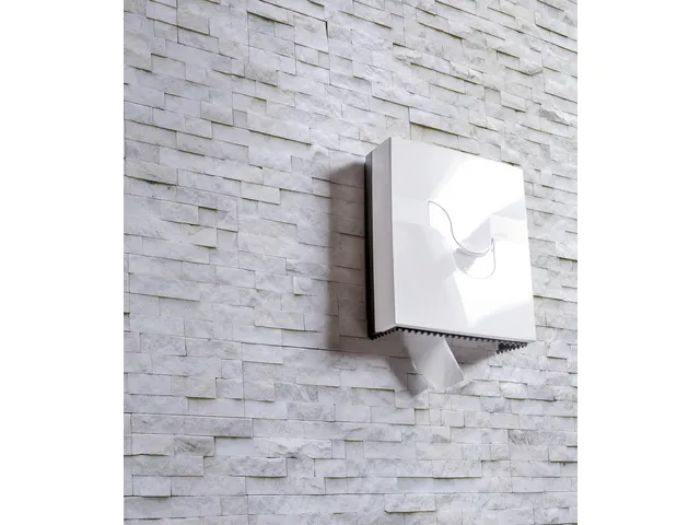 Toiletpapier dispenser Celtex Megamini Revolver wit 3 rol