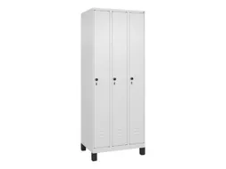 locker,HxBxD 1950x750x500mm,3vak,vak B 250mm,draaigrendel,voeten