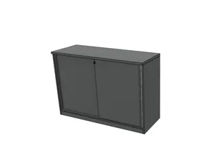 schuifdeurkast,HxBxD 825x1200x445mm,MS-donkergrijs - 1