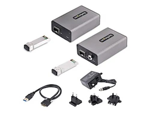 2-Poorts USB 3.0 Extender over OM3 Multimode Glasvezel