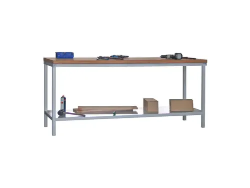Werkbank 900x2000x700mm 1legbord Frame/behuizing Ral7035