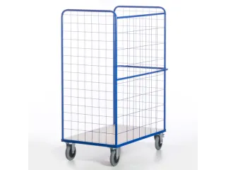 etagewagen,draagverm. 600kg,laadvl. LxB 1200x800mm,houtetage,RAL5010 - 5