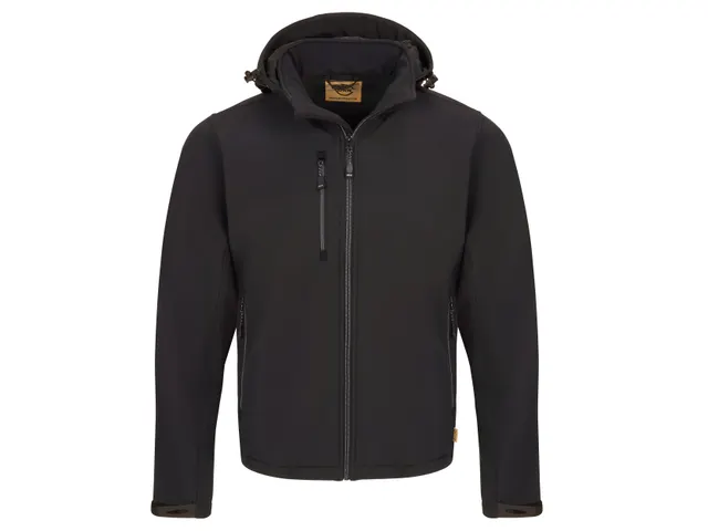 Veste à capuche softshell Ørn Gannet EarthPRØ noir Taille S
