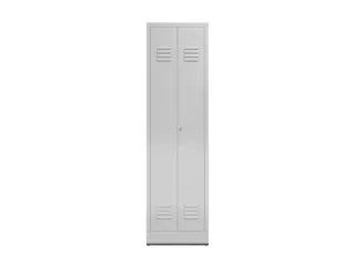 garderobekast 1800x500x500mm 2vak klink RAL7035 - 2