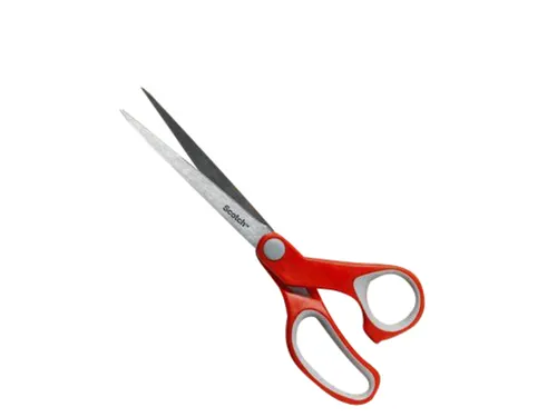 Schaar Scotch 20cm comfort rood blister