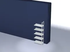 dossierstelling,aanbouwveld,HxBxD 1850x750x300mm,vaklast 60kg