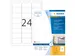 HERMA 9537 Weervast Outdoor folie-etiket A4 63,5x33,9mm Wit 960 stuks