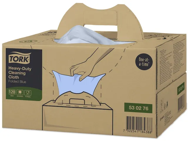 Tork 530276 Heavy-Duty Reinigingsdoek Blauw