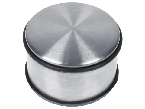 Deurstopper Kangaro metaal, hoog, chroom, 1800 gram, afmeting: Ø11x7c