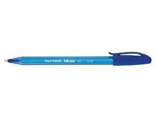 Balpen Paper Mate Inkjoy 100 medium blauw valuepack 80+20 gratis - 1