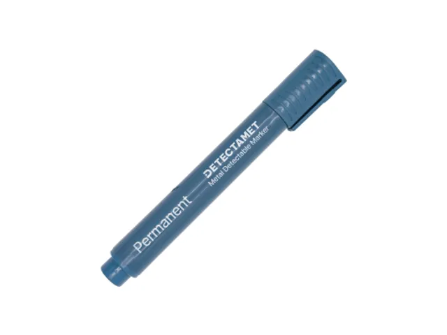Permanent marker detectie Detectamet rond F zwart