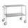 Serveerwagen,Draagverm. 200Kg,2Etage(S),Houten Legbordetage